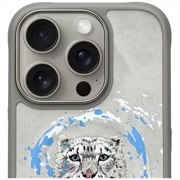 Nimmy Pantera MagSafe puzdro pre iPhone 16 Pro svetlosivá