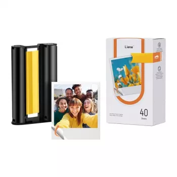 Liene Amber 3x3 samolepiaci fotopapier, 40 listov + 1 náhradná kazeta