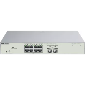 Reyee 10-portový multi-gigabitový Layer 3 spravovaný switch, 8x PoE++, 2x SFP+, 370W (RG-NBS5300-8MG2XS-UP)