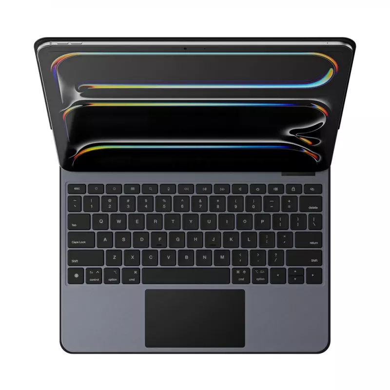 DUXDUCIS puzdro s klávesnicou a touchpadom (MK Series) pre iPad Pro 13 (2024) - čierna
