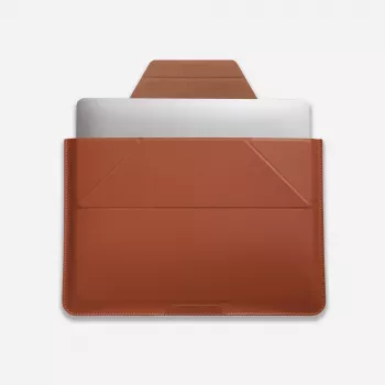 Moft Sleeve 14 puzdro na notebook s integrovaným stojanom - hnedá