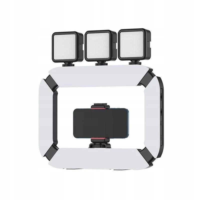 Ulanzi U200 LED video svetlo s držiakom na smartfón - bi-color 2500K-8500K