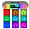 Ulanzi VL49 RGB LED video svetlo, 2500K-9000K, 6W, 2000mAh