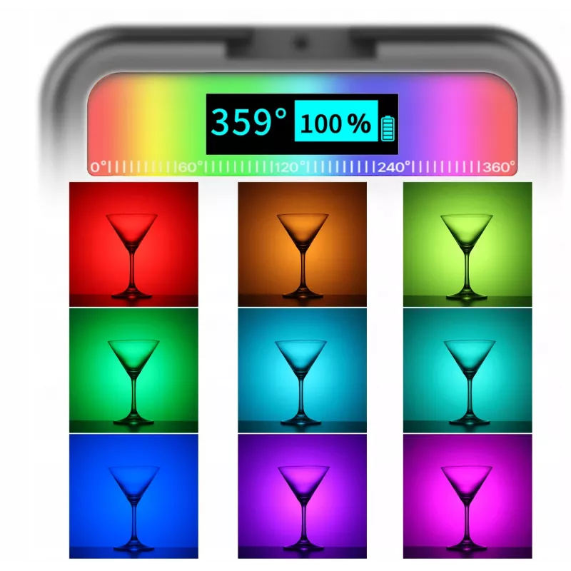 Ulanzi VL49 RGB LED video svetlo, 2500K-9000K, 6W, 2000mAh