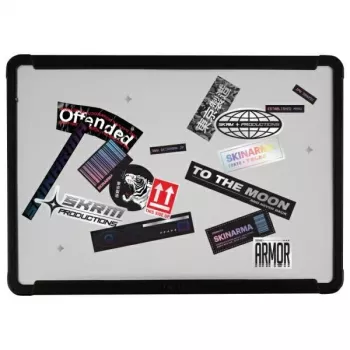 Skinarma Henko pevné puzdro pre MacBook Air 13 palcov (2018-2020) - Frost Clear