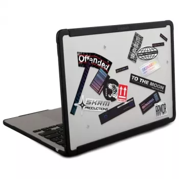 Skinarma Henko pevné puzdro pre MacBook Air 13 palcov (2018-2020) - Frost Clear