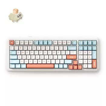 MCHOSE MC-K99V2-3 98-Key Tri-Mode mechanická klávesnica, Gasket Mount, Hot-Swappable, RGB, 8000mAh, čierna