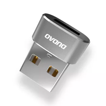 Dudao L16AC USB-A na USB-C adaptér - Space Gray