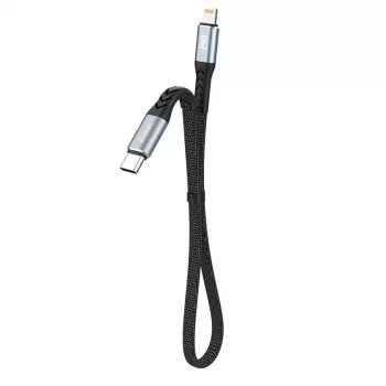 Dudao L10P USB-C na Lightning kábel 20W 0,23m biely