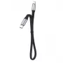 Dudao L10P USB-C na Lightning kábel 20W 0,23m biely