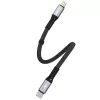 Dudao L10P USB-C na Lightning kábel 20W 0,23m biely