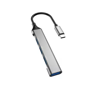 Dudao A16T USB-A hub 4-port USB 2.0 čierna