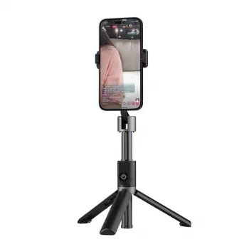 Dudao F18 Bluetooth selfie tyč so statívom 110 cm čierna