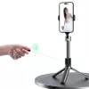 Dudao F18 Bluetooth selfie tyč so statívom 110 cm čierna