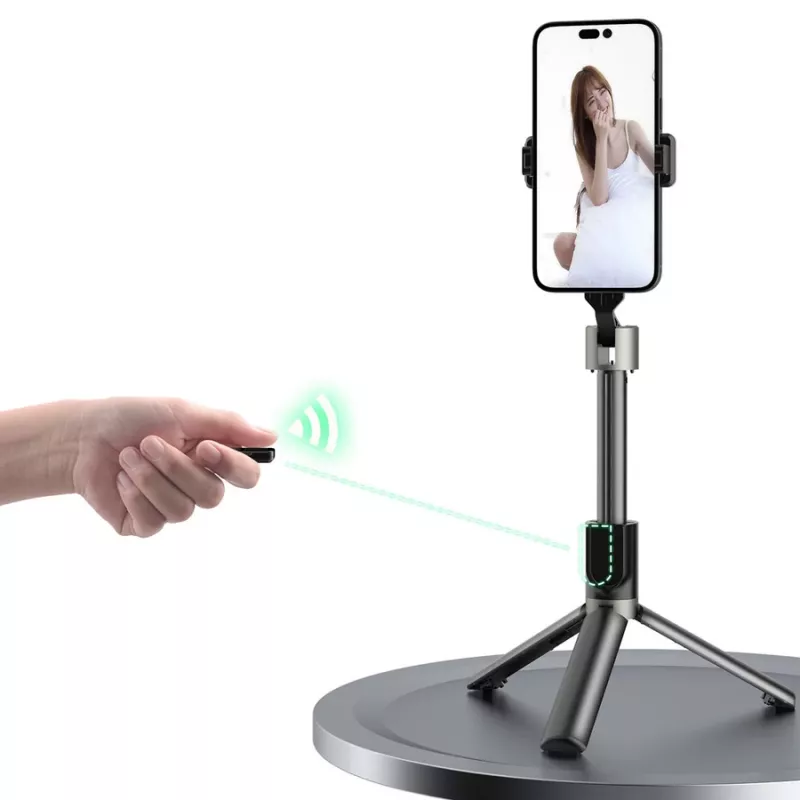 Dudao F18 Bluetooth selfie tyč so statívom 110 cm čierna