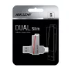 HIKSEMI CLE USB 32 GB E307C Dual USB 3.2 USB Type-C sivý
