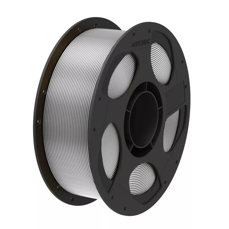 Anycubic PLA Silk Filament 1,75 mm strieborná 1 kg