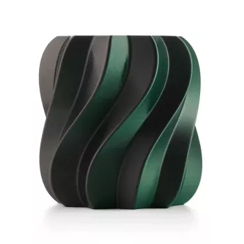 Anycubic PLA Silk Dual Color Filament 1,75 mm čierna & zelená 1 kg