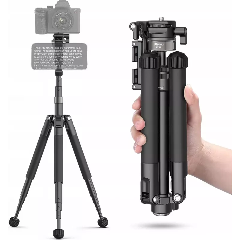 Ulanzi MT-63 profesionálny statív + monopod 145 cm vlog s držiakom na mobil a teleprompterom