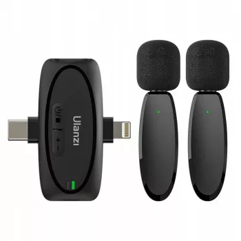 Ulanzi V6 bezdrôtová audio prenosová sada - USB-C + Lightning