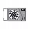 Ulanzi CA25 chladiaci ventilátor kamery pre Sony Canon Fujifilm Nikon Panasonic bezzrkadlovky, strieborný