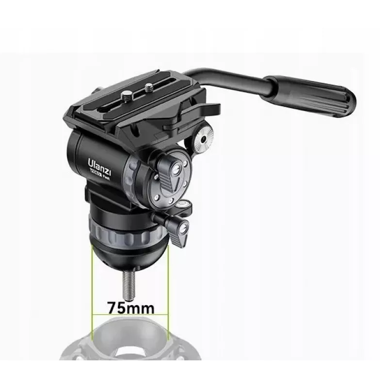 ULANZI T045 Heavy Duty tekutá video hlava 75mm polguľa nosnosť 10kg