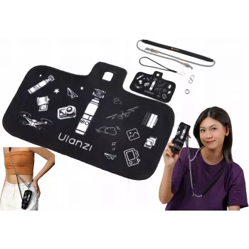 ULANZI CO71 pevné puzdro taška pre DJI Osmo Pocket 3 s popruhom na krk