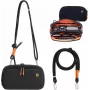 ULANZI YY08 crossbody taška pre kameru, hernú konzolu, čierna