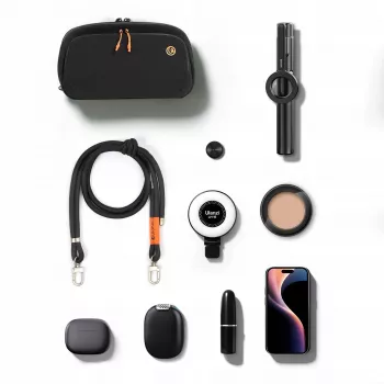 ULANZI YY08 crossbody taška pre kameru, hernú konzolu, čierna