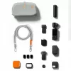 ULANZI YY08 crossbody taška pre kameru, gaming, EDC - sivá