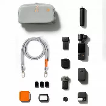 ULANZI YY08 crossbody taška pre kameru, gaming, EDC - sivá