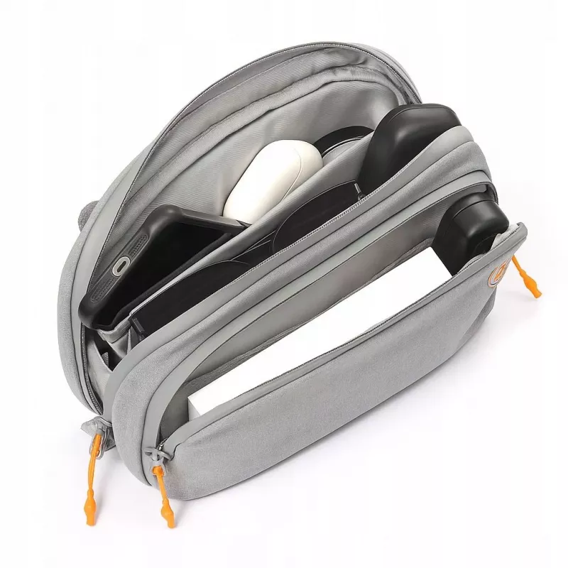 ULANZI YY08 crossbody taška pre kameru, gaming, EDC - sivá
