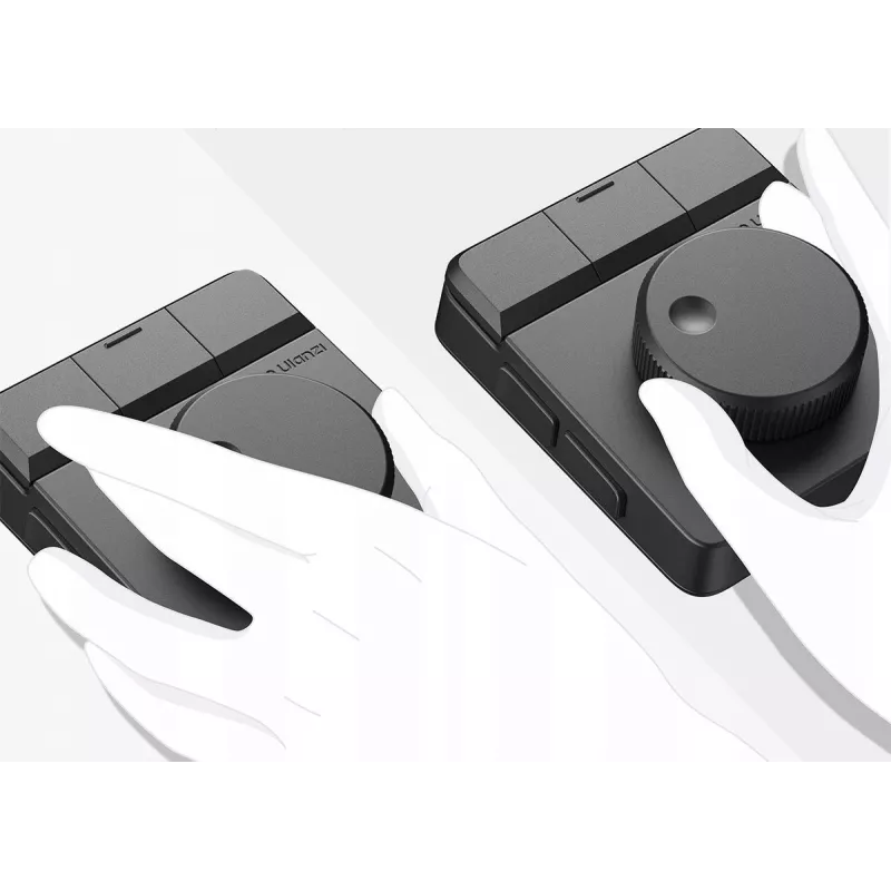 ULANZI D100H Bluetooth 5.0 haptický video ovládač s otočným gombíkom a OLED displejom