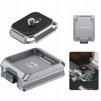 ULANZI C061 adaptér rýchloupínacej dosky pre DJI RS 2/3/4 série gimbals - kompatibilný s Arca-Swiss