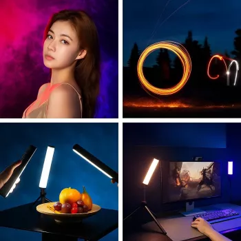 Ulanzi B15RGB 15W LED trubicové svetlo s RGB a CCT režimami