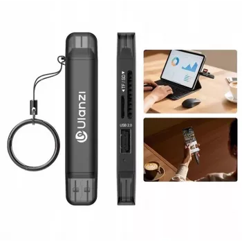 Ulanzi CR1 3-in-1 USB 3.0 / USB-C SD TF MicroSD čítačka kariet 150-200 MB/s