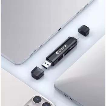 Ulanzi CR1 3-in-1 USB 3.0 / USB-C SD TF MicroSD čítačka kariet 150-200 MB/s