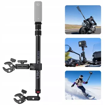 ULANZI VL03 Magic Arm Super Clamp s kĺbovým ramenom pre bicykel, tyč, stôl, uchytenie 1/4 palca, čierna