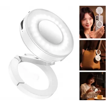 Ulanzi ML05 LED doplnkové svetlo so zrkadlom, MagSafe, 2500K-9000K, biele