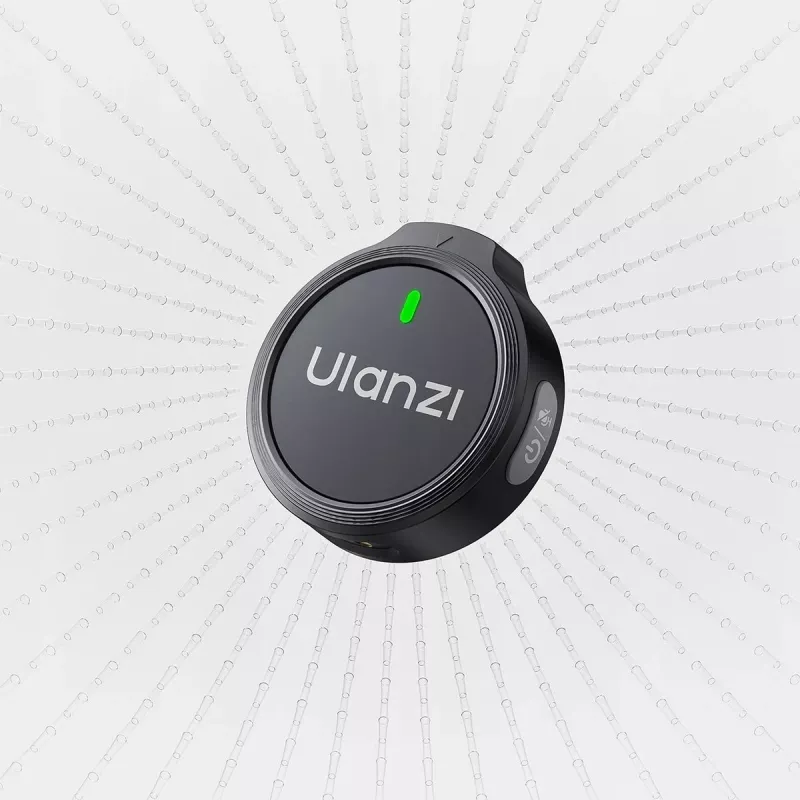 Ulanzi A21 bezdrôtový mikrofónový systém 2,4 GHz dual lavalier klip-on s USB-C prijímačom a nabíjacím puzdrom