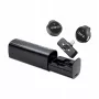 ULANZI A21 dual bezdrôtový lavalier mikrofón pre iPhone Lightning, dosah 100m, nabíjacie puzdro