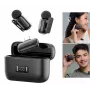 ULANZI A200 mini mic bezdrôtová lavalier mikrofónová sada - 2 vysielače, USB-C, dosah 100m, čierna