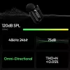 ULANZI A200 mini mic bezdrôtová lavalier mikrofónová sada - 2 vysielače, USB-C, dosah 100m, čierna