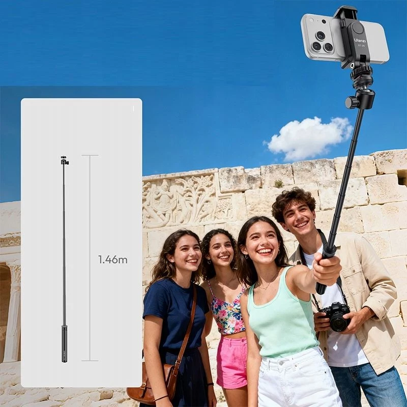 ULANZI selfie tyč statív 148 cm 1/4