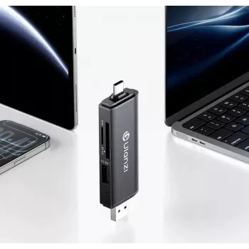 ULANZI CR3 3-in-1 SD/MicroSD/USB čítačka kariet s USB-C a USB-A portami