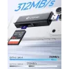 ULANZI CR3 3-in-1 SD/MicroSD/USB čítačka kariet s USB-C a USB-A portami