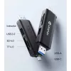 ULANZI CR3 3-in-1 SD/MicroSD/USB čítačka kariet s USB-C a USB-A portami