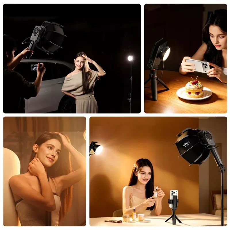 Ulanzi C01 LED video svetlo 2700K-6500K s šošovkou