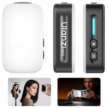 ULANZI M02 LED video svetlo s MagSafe, 7W, 5600K, USB-C