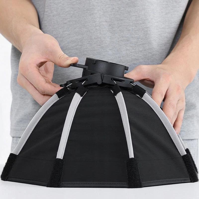Ulanzi Fold QS30 30cm osemuholníkový softbox s mriežkou, rýchloupínanie, mini Bowens mount